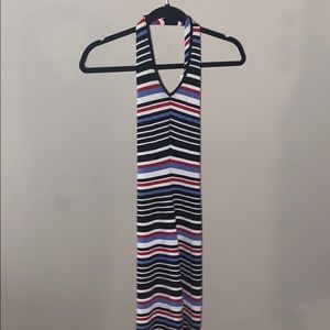 One shouldered dress; very sleek and stretchy!